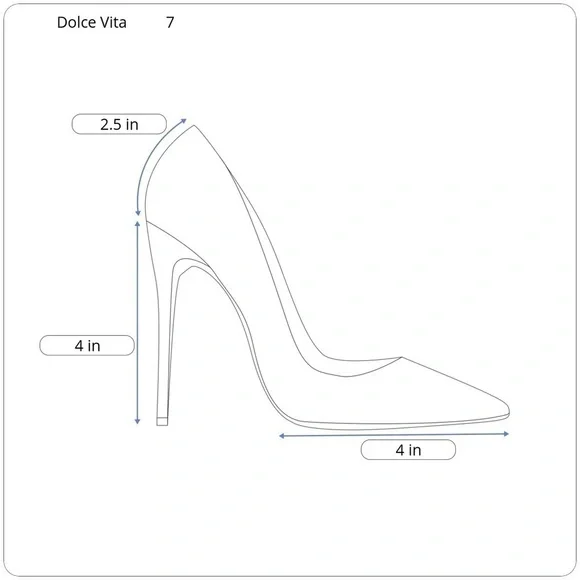 Dolce Vita Tan Suede Hidden Platform Heels 7 - Picture 8 of 8